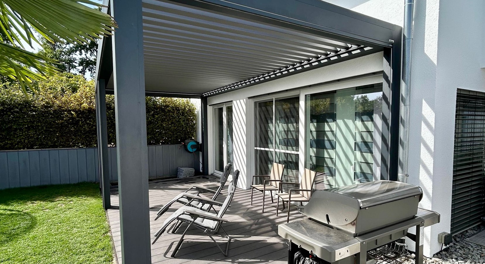 Beispiel für Lammeldächer von VIL Bausysteme