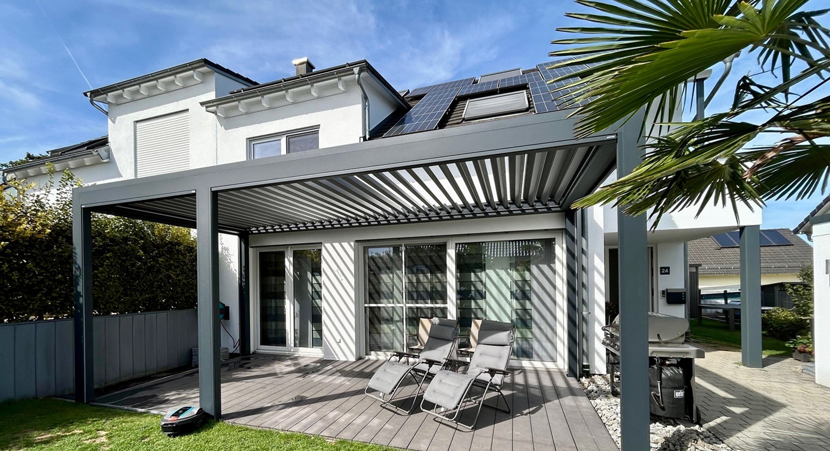 Beispiel für Lammeldächer von VIL Bausysteme