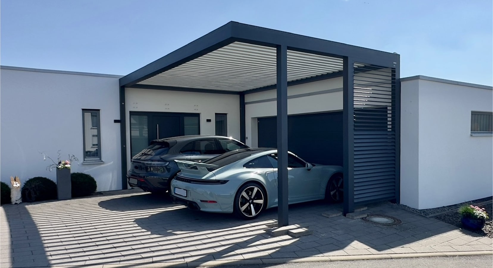 Beispiel für Lammeldächer von VIL Bausysteme