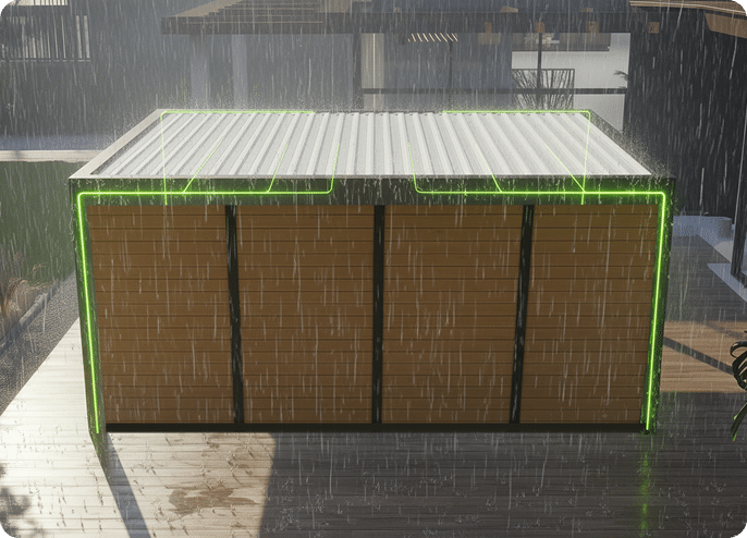 Mit einem Lamellendach bei jedem Wetter die Terrasse genießen - VIL Bausysteme