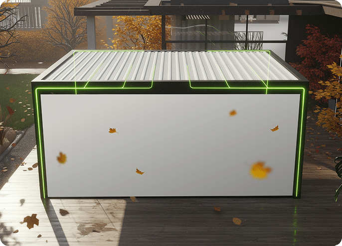 Mit einem Lamellendach bei jedem Wetter die Terrasse genießen - VIL Bausysteme