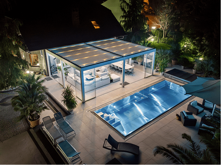 So könnte Ihr Lamellendach aussehen - VIL Bausysteme